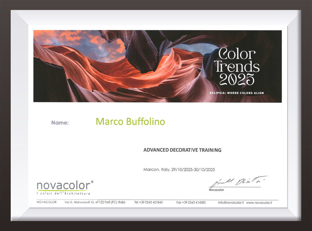 Zertifikat Color Trends 2025